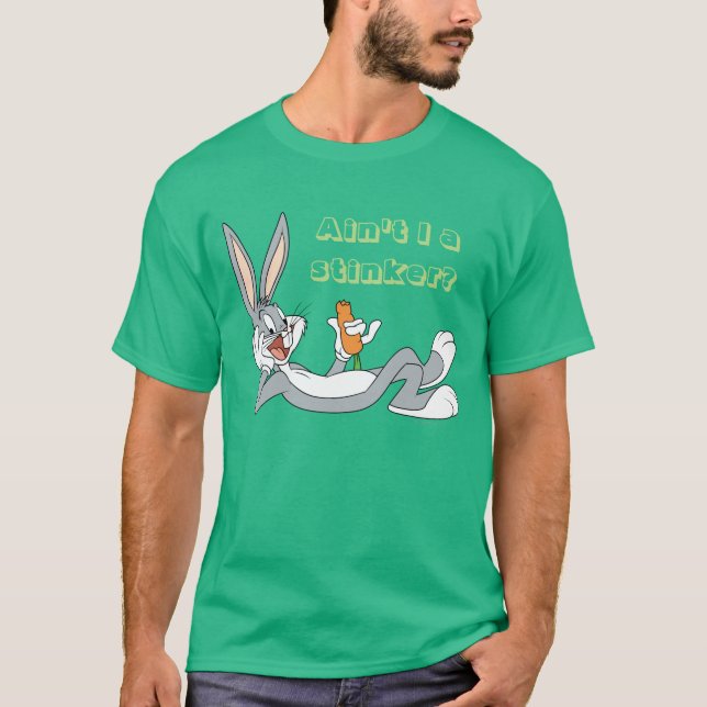 Camiseta BUGS BUNNY™ Deitado Comendo Cenoura (Frente)