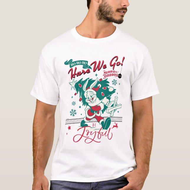 Camiseta BUGS BUNNY™ - Ho Ho Ho, Hare We Go! (Frente)