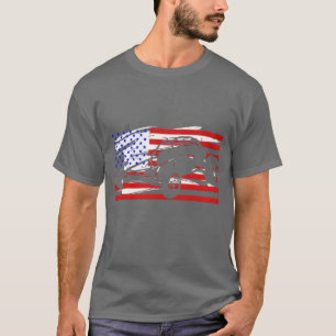 Camiseta Bugue de corrida de dunas dos EUA esporte offroad