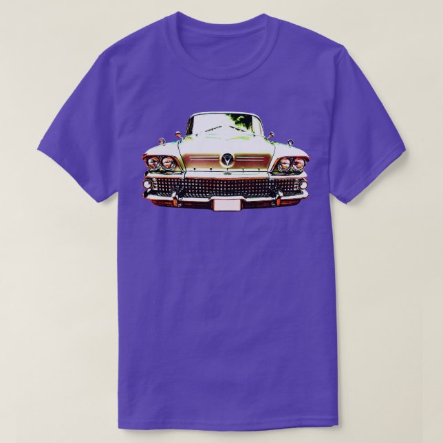 Camiseta Buick Riviera 1950 - Alto contraste clássico ameri (Frente do Design)