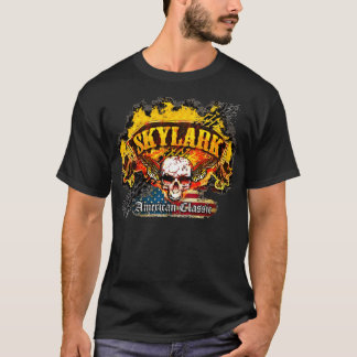 Camiseta Buick Skylark - crânio da bandeira da