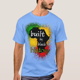 Camiseta Built by BLACK HISTORY nba black history month