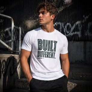 Camiseta Built Different – Bold Streetwear