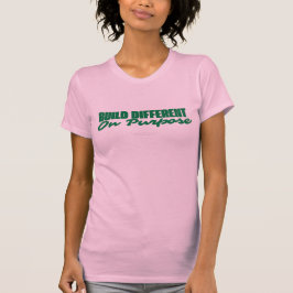 Camiseta Built Different On Purpose Black Appreciation Tee