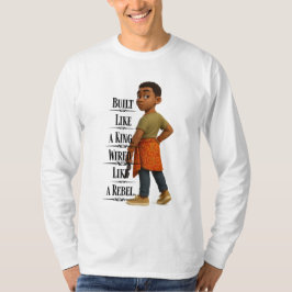 Camiseta Built like A King,Pixarstyle 3d