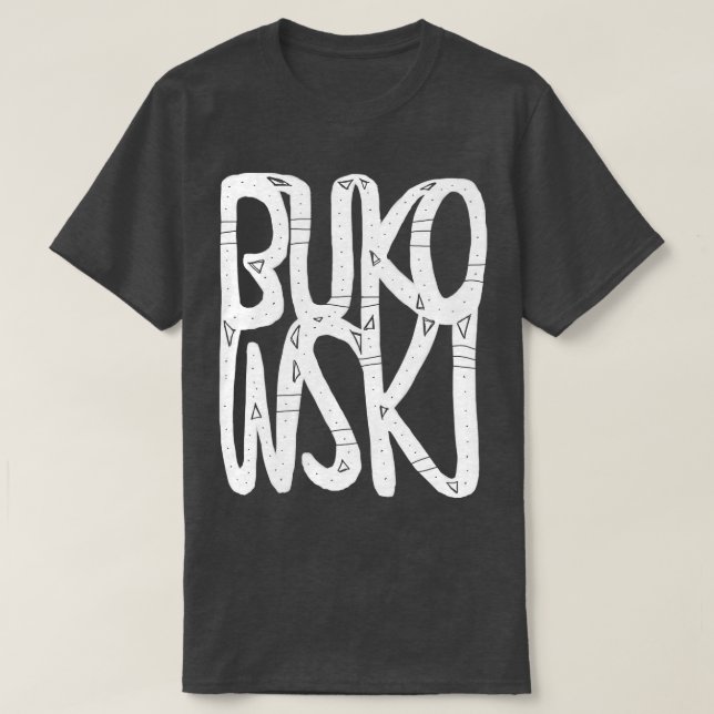 Camiseta Bukowski (Frente do Design)