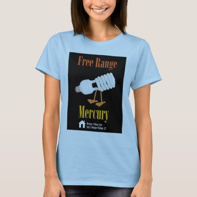 Camiseta Bulbos florescentes compactos (Frente)