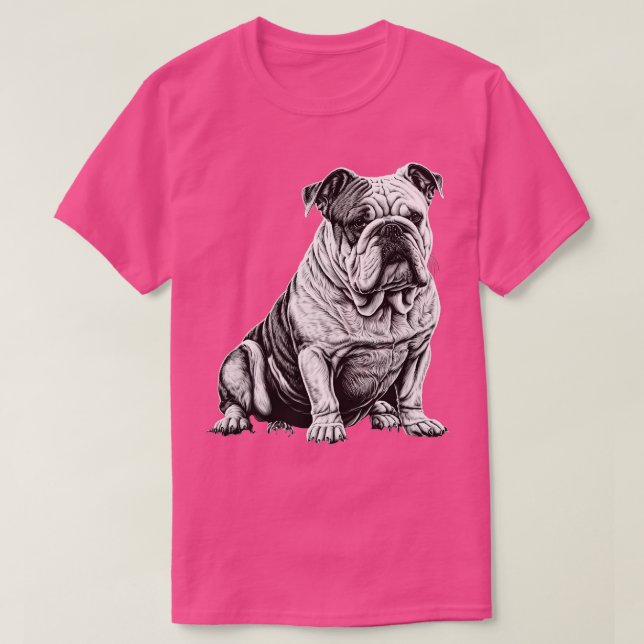 Camiseta Buldogue 8 (Frente do Design)