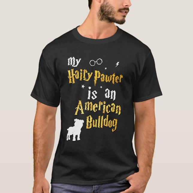 Camiseta Buldogue Americano (Frente)