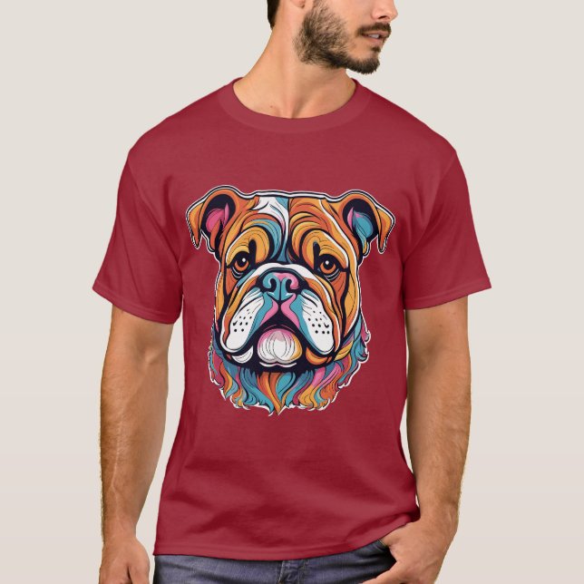 Camiseta Buldogue Americano (Frente)