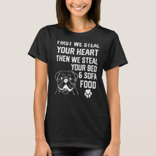 Camiseta Buldogue Americano Rouba Seu Coração Rouba Sua Cam