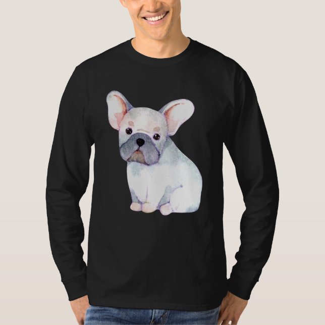 Camiseta Buldogue Animal Quote Design (Frente)