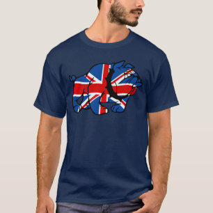 Camiseta Buldogue britânico impressionante