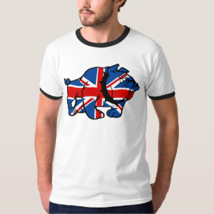 Camiseta Buldogue britânico impressionante
