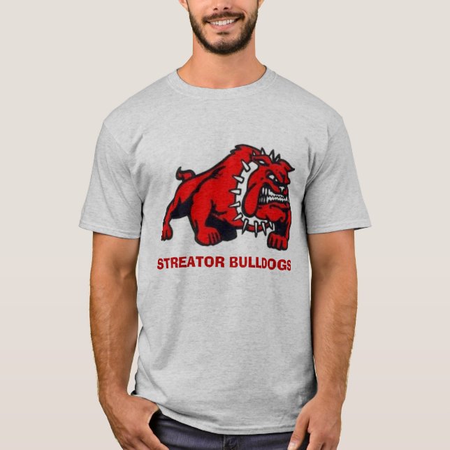 Camiseta buldogue, BULDOGUES de STREATOR (Frente)