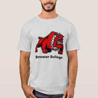 Camiseta buldogue, buldogues de Streator