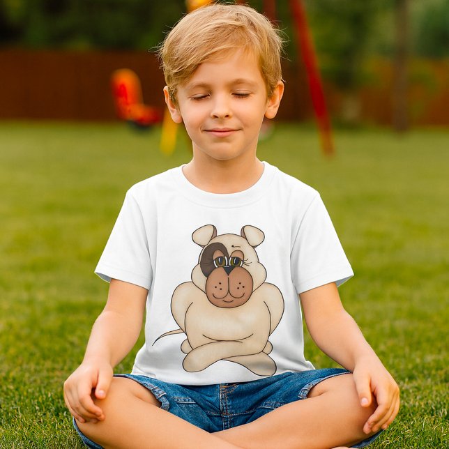 Camiseta Buldogue com Olhos Grandes (Criador carregado)