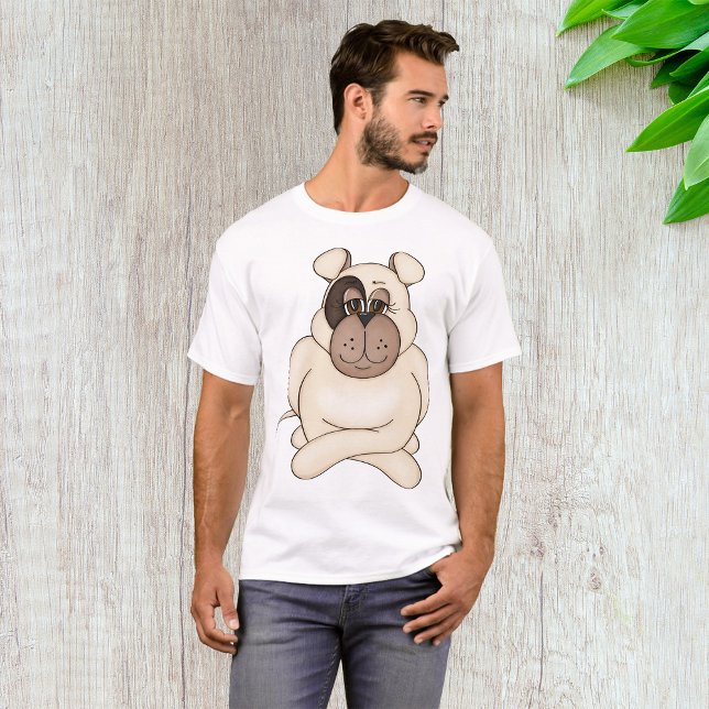 Camiseta Buldogue com Olhos Grandes (Criador carregado)