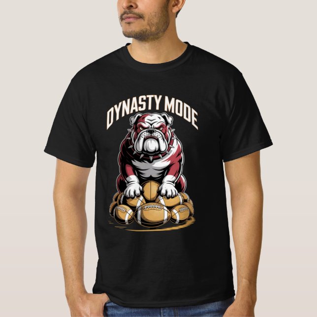 Camiseta Buldogue de Modo Dinâmico (Frente)