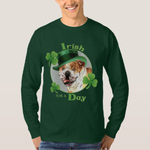 Camiseta Buldogue do dia de St Patrick