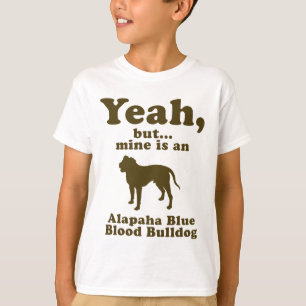 Camiseta Buldogue do sangue azul de Alapaha