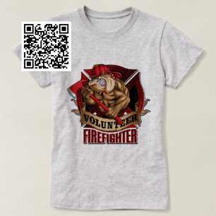 Camiseta Buldogue do sapador-bombeiro