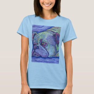 Camiseta buldogue do verão