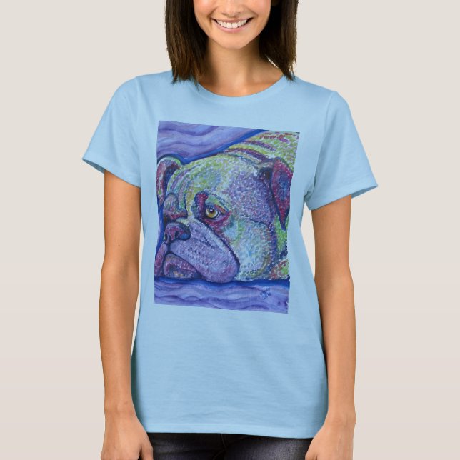 Camiseta buldogue do verão (Frente)