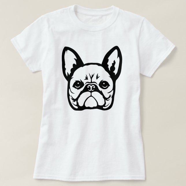 Camiseta Buldogue Francês (Frente do Design)