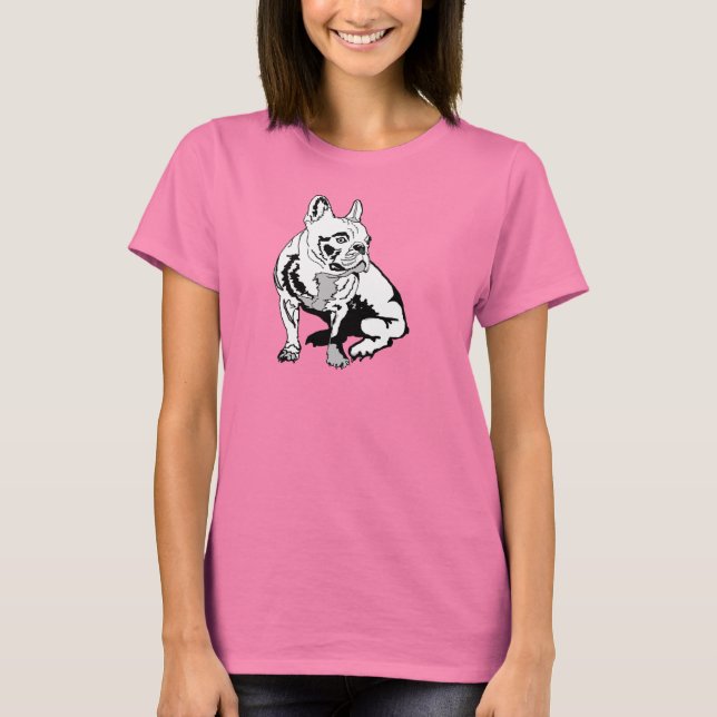 Camiseta Buldogue francês (Frente)
