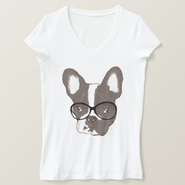 Camiseta Buldogue francês (Frente do Design)