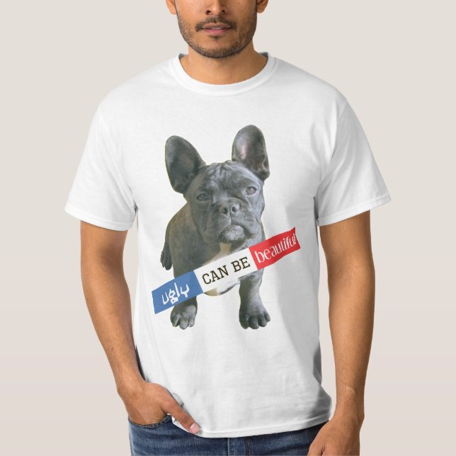 Camiseta Buldogue francês bonito (Frente)