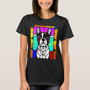 Camiseta Buldogue Francês - Colorir Vidro Pop Art