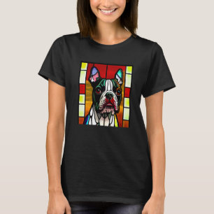 Camiseta Buldogue Francês - Colorir Vidro Pop Art Pr