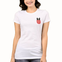 Buldogue francês de Bonjour em um bolso