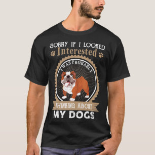 Camiseta Buldogue Francês Desculpe Se Eu Parecia Francês In