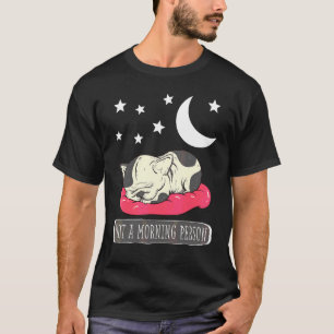 Camiseta Buldogue Francês Dormindo Pijamas Roupa Noturna