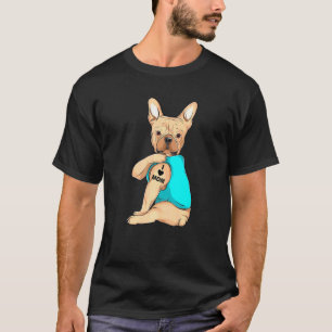 Camiseta Buldogue Francês Eu Amo Mamãe Roupa Cachorro Mamãe