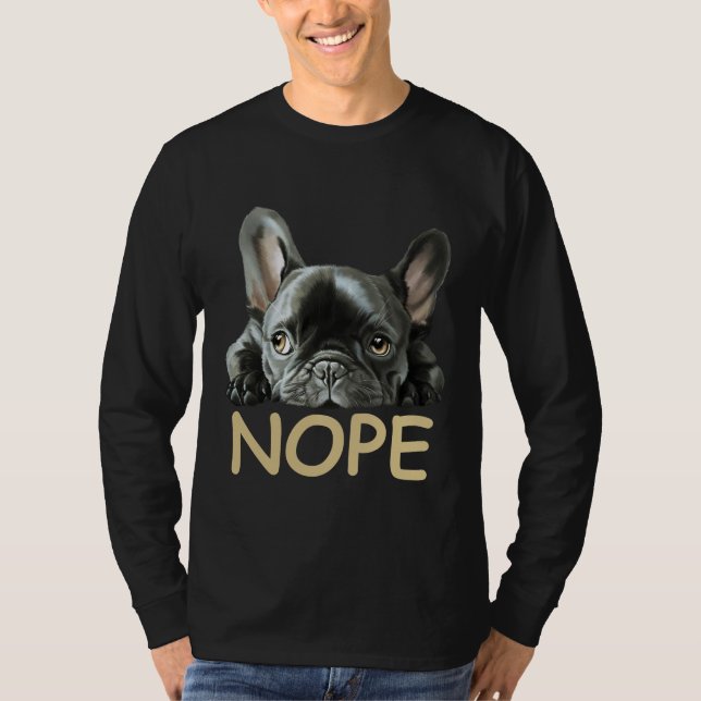 Camiseta Buldogue Francês | Franchie Nope Gifts (Frente)