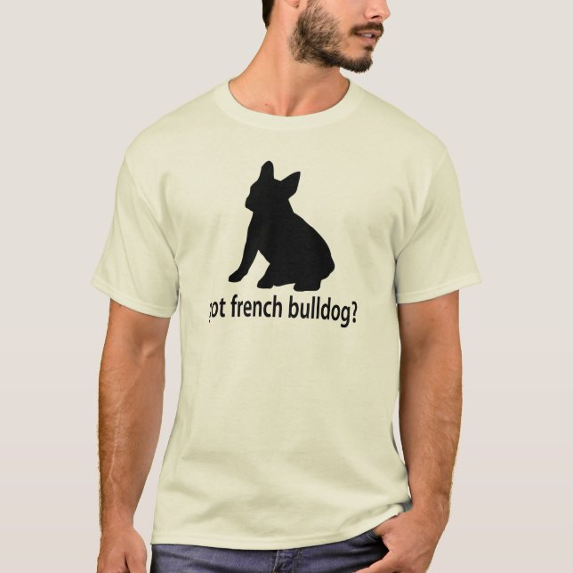 Camiseta Buldogue francês obtido (Frente)