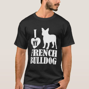 Camiseta Buldogue Francês Para Mamãe E Cachorro Pai