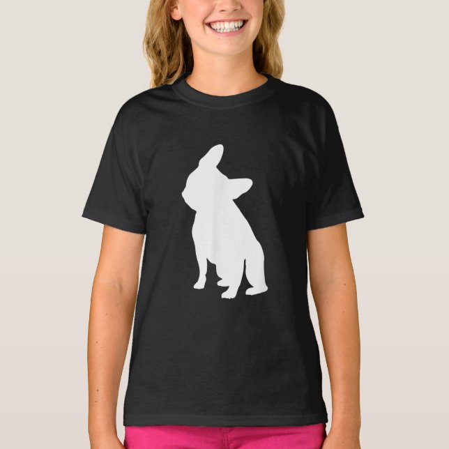 Camiseta buldogue francês simples | presente bonitinho fren (Frente)