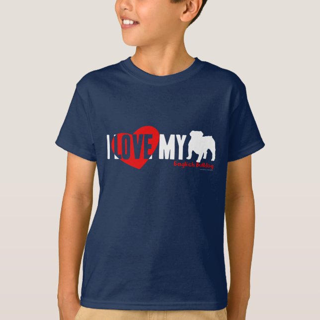 Camiseta Buldogue inglês (Frente)