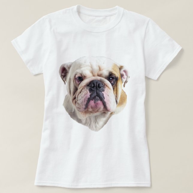 Camiseta Buldogue Inglês (Frente do Design)