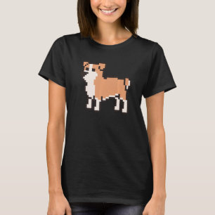Camiseta Buldogue Inglês de 8 Bits