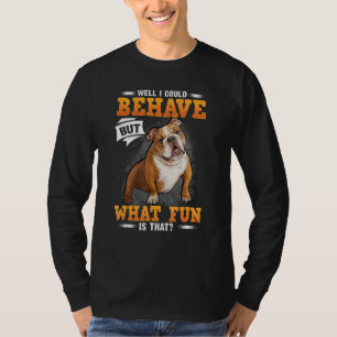 Camiseta Buldogue Mãe Pai Bulldog Eu Amo Meu Buldogue Do