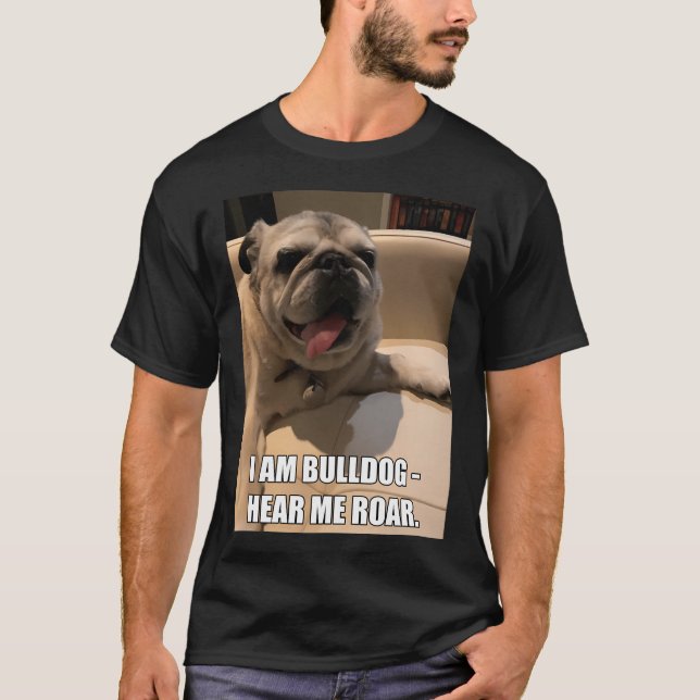 Camiseta buldogue pug (Frente)