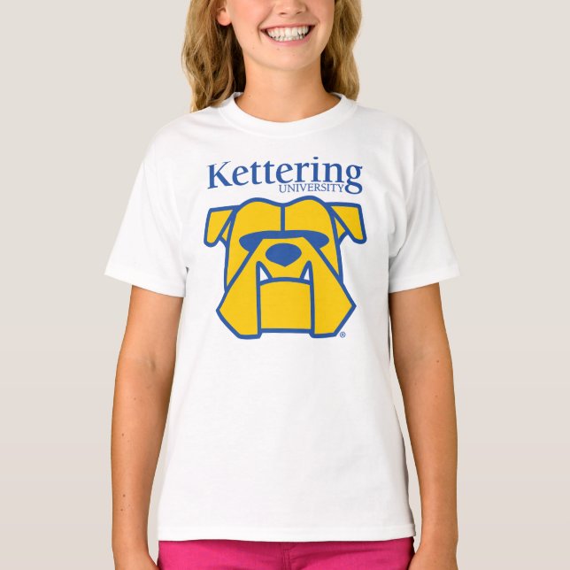 Camiseta Buldogues da Universidade Kettering (Frente)