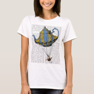 Camiseta Bule voador 3 azul e amarelo