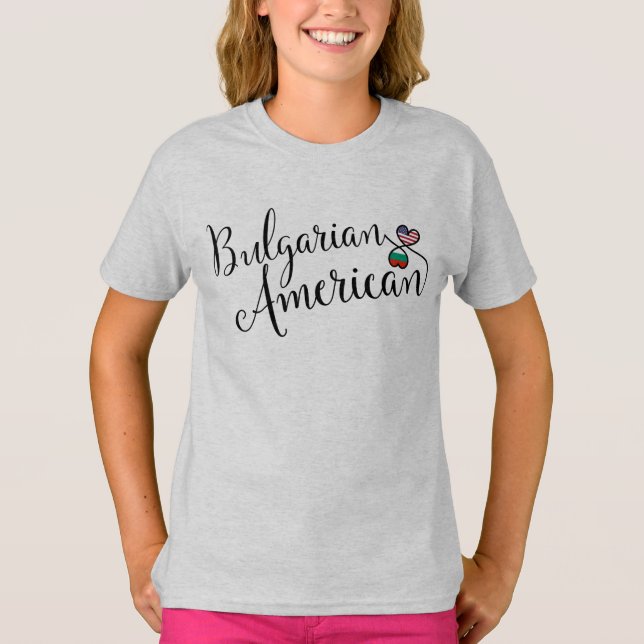 Camiseta Búlgara Americana Entwinted Hearts (Frente)